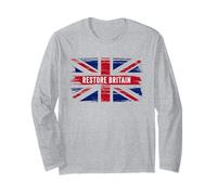 Restore Britain - Flag UK Conservative Graphic Maglia a Manica