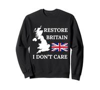 Restore Britain Non Mi Causa Orgoglio Britannico Regno Unito Felpa