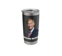 Restore Britain - Rupert Lowe UK Patriot Conservative Bicchiere termico in acciaio inox doppia parete