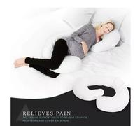 Restorology 60” Full Body C a Forma Di Gravidanza Maternità Cuscino W/Lavabile