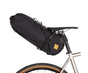 Restrap Big sattelttasche Sattel Fondina con Sacco, Unisex, Big Sattelttasche mit Packsack, Nero, 41 x 21 x 19 cm, 14 Liter