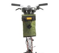 Borsa da sella restrap city grande per bici pieghevole verde oliva