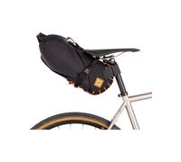 Restrap - Tracolla da sella - Saddle Bag Orange 8L + Dry Bag - Nero