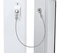 Restrizione della Porta 'Armadio - Cavo di Contenimento Durevole E Flessibile | Limitatore Cerniere del Gabinetto Vale Cabine in Acciaio Inossidabile Adatto A Cucina, Supporto per La Sicure