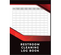 Restroom Cleaning Log Book: Bathroom Cleaning Checklist For Home, Office, Cafes, Hotels, Restaurants & Other Businesses.