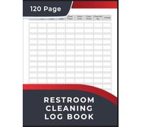 Restroom Cleaning Log Book: Bathroom Cleaning Checklist For Home, Office, Cafes, Hotels, Restaurants & Other Businesses.
