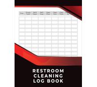 Restroom Cleaning Log Book: Bathroom Cleaning Checklist For Home, Office, Cafes, Hotels, Restaurants & Other Businesses