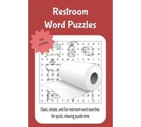 Restroom word puzzles: Clean, simple, and fun restroom word searches for quick, relaxing puzle time