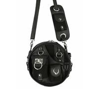 Restyle Borsa Tracolla Media Nera Goth Punk Streghe Con Tasche Zip