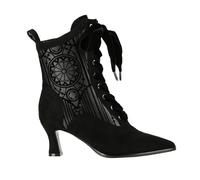 Restyle Clothing - Sanctorium - Winklepicker Scarpe classiche gotiche Vampire Vibes Vampire Boots Antiquity Vibes, Nero , 40 EU