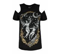 Restyle Las Furias Succubus Goth Demon Seduttrice Occulta Top A Spalle Scoperte