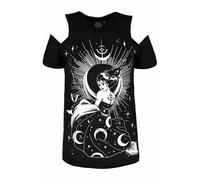 Restyle Nox Dea NYX Gotico Mistico Potente Magia Punk Freddo Spalla Camicia