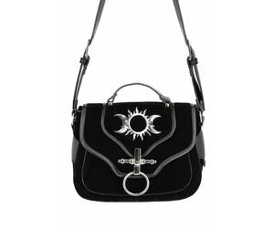 Restyle Triplo Dea Crescent Lune Sole Goth Punk a Tracolla Cartella Borsellino