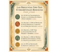 RESUELTAS Paso a Paso - PREGUNTAS TIPO TEST CLAVE: Ley de Transparencia (LTBG), Protección de Datos (LOPDGDD), Prevención de Riesgos Laborales (LPRL), ... y LO 1/2004 de Violencia de Género (LOMPIVG)