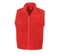 Result Bianco Uomo Giallo Rosso Blu Verde senza Maniche Gilet Pile Gilet