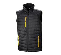 Result Black Compass Gilè Imbottito in Tessuto Soft Shell Uomo (PC3327)