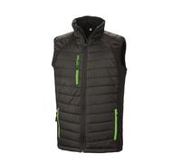 Result Black Compass Gilè Imbottito in Tessuto Soft Shell Uomo (PC3327)