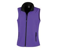 Result Core Donna stampabile Softshell Bodywarmer Gliet R232F-Ladies Abbigliamen