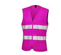 Result Core - Gilet alta visibilità senza maniche - Donna (XL) (Rosa fluorescente)