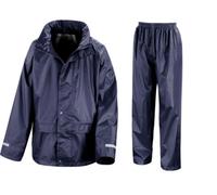 Result Core Junior Pioggia Suit-Childrens Unisex Impermeabile Giacca e Pantaloni