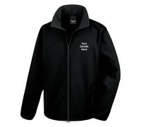 Result Giacca Softshell Personalizzata Uomo Zip Tasche Zip Colore Nero