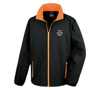 Result Giacca Softshell Personalizzata Uomo Zip Tasche Zip Colore Nero