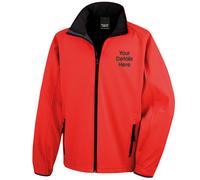 Result Giacca Softshell Personalizzata Uomo Zip Tasche Zip Colore Nero
