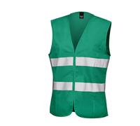 Result Gilet Alta Visibilità Donna Hi-Vis Fluorescente Rosa/Giallo/Verde