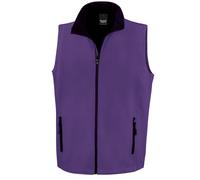 Result Gilet Softshell Uomo Impermeabile Zip Tasche Antivento Mid-Length