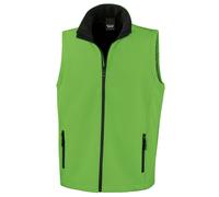 Result Gilet Softshell Uomo Impermeabile Zip Tasche Antivento Mid-Length