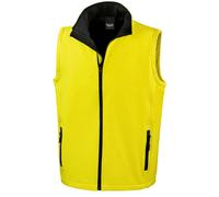 Result Gilet Softshell Uomo Impermeabile Zip Tasche Antivento Mid-Length