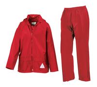 Result Junior impermeabile giacca pantaloni set R095J-bambini abbigliamento inve