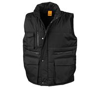 Result Lance - Gilet imbottito da lavoro Nero XXXL
