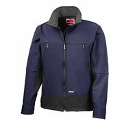 Result R120 A Giacca Softshell attività, Unisex, R120A, Navy/Black, 3XL