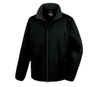 Result R231 M stampabile Softshell, Unisex, R231M, Black/Black, L