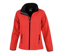 Result R231 M stampabile Softshell, Unisex, R231M, Red/Black, XL