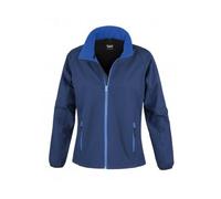 Result R231F - Giacca Softshell da Donna, stampabile, R231F, Donna, R231F, Blu Navy/Blu Reale., XS/Taglia 8