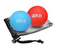 ResultSport Lacrosse Ball,Set di 2, Recupero Fascite Plantare, Massaggio Punto di Trigger, Sollievo miofasico del tessuto profondo