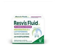 Resvis Fluid XR, Integratore Alimentare di Resveratrolo e Lattoferrina, utile per rinforzare le difese immunitarie e per il benessere delle vie respiratorie, fluidificante, con N-Acetilcisteina, Senza