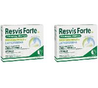 Resvis Forte XR BIPACCO Integratore di Resveratrolo e Lattoferrina per le Difese Immunitarie 2x12 Bustine