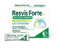 Resvis Forte XR Integratore di Resveratrolo e Lattoferrina per le Difese Immunitarie 12 Bustine