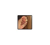 Resweky Boho 5PCS C Forma Cuff Orecchino Punk Orecchino Clip Orecchini Accessori Gioielli per le Donne Ragazze (Gold)