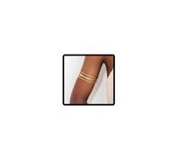 Resweky Bracciale rigido superiore del braccio, con croce, aperto, stile africano, gioiello da donna