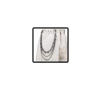 Resweky Multi-layer Rivet Pants Chain Hip Hop Gothic Punk Tassel Trouser Chain Metal Waist Chain Wallet Chain Body Jewelry for Women and Men Gifts (black)
