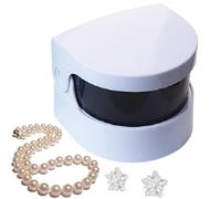 Retainer Cleaning Tool, Electric Jewelry Cleaner, Necklace Cleaning Machine with Leakproof and Portable Design for Home or Travel Use, 3.62x3.19x2.91 Inches