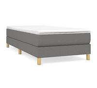 Rete a Doghe Grigio Scuro 90x200 cm Rete in Tessuto Rete a Doghe Letto Imbottito Rete a Doghe Letto Singolo Camera da Letto per Adulti