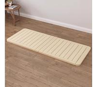 Rete a doghe in legno, design a rullo per un maggiore sostegno e comfort, ideale per dormire a pavimento, tatami e uso in camera da letto