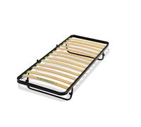 RETE A DOGHE STRETTE ESTRAIBILE PER LETTO SINGOLO 80X190 ORTOPEDICA APRIBILE PIE