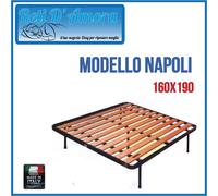 RETE A DOGHE VERTICALI 160X190cm MATRIMONIALE PER TAGLIE FORT 5PIEDI ORTOPEDICA