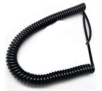 Rete a spirale, Cavo di messa a terra dell'allarme con filo a molla di messa a terra elettrostatica a spirale quadrata da 2 conduttori da 1,5 mm2(Spiral length 0.5meters)
